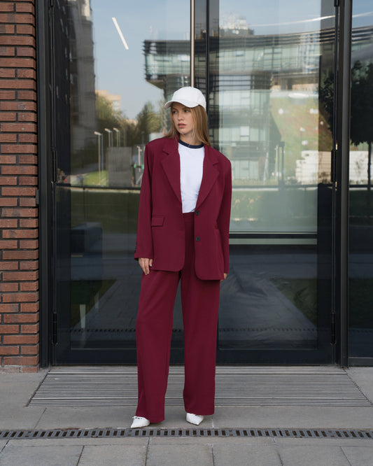 Pepper suit Burgundy